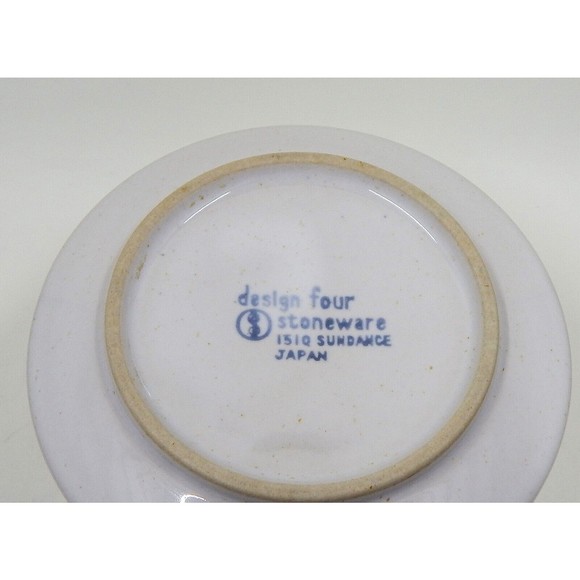 Design Four Stoneware 1510 Sundance Sugar Bowl Japan Lidded Brown Stripe - Picture 8 of 12